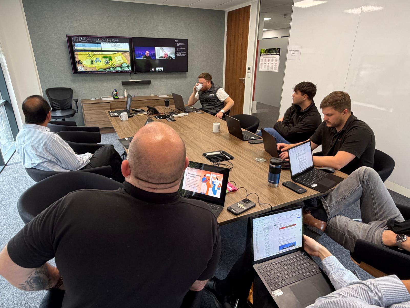 Foresight in use during live client workshop session
