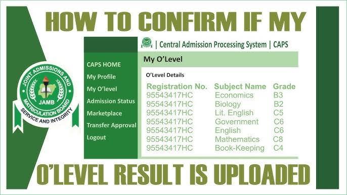 Easiest Way To Check Your O'Level Result From Jamb Portal From The Comfort Of Your Home