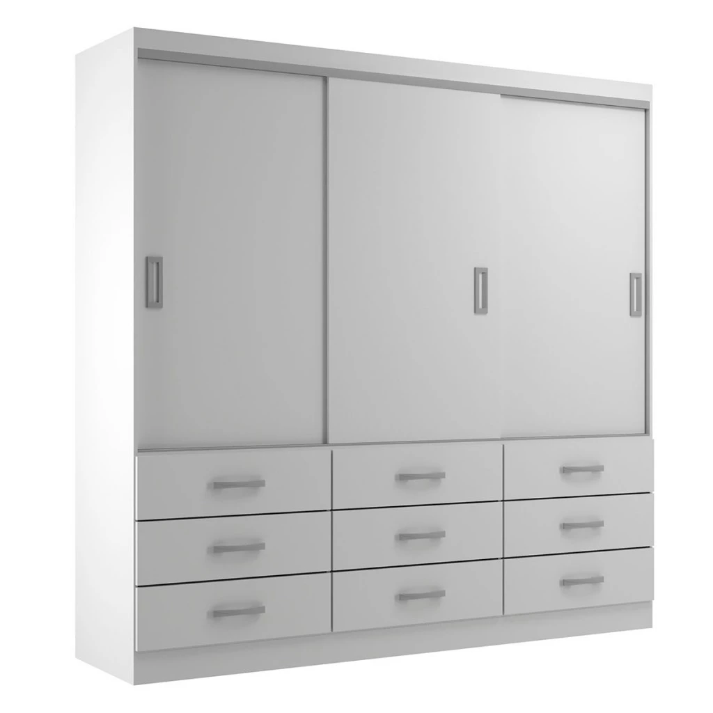 Montagem Guarda-Roupa Casal Honduras 3 Portas 9 Gavetas 