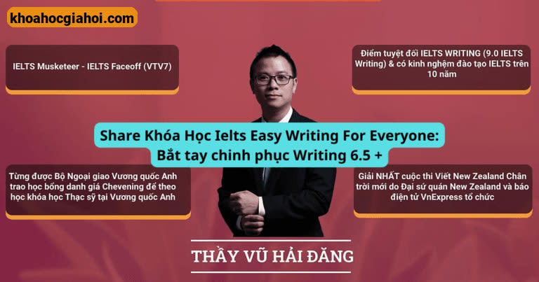 Khóa Học Ielts Easy Writing For Everyone Bắt Tay Chinh Phục Writing 6.5 +