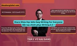 Khóa Học Ielts Easy Writing For Everyone Bắt Tay Chinh Phục Writing 6.5 +