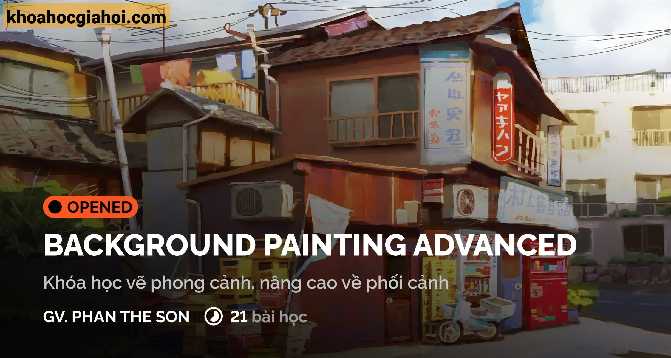 Khoá Học Background Painting Advanced Digiart Academy