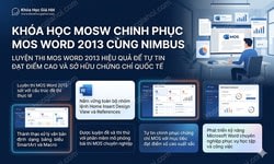 Khóa học MOSW: Chinh phục MOS Word 2013 cùng Nimbus