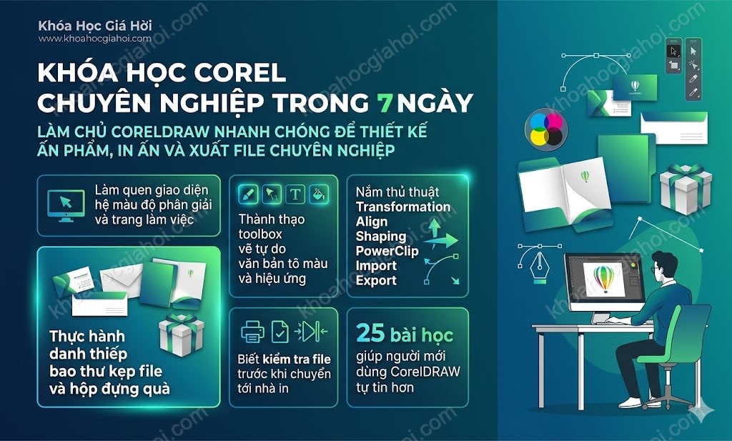 Khóa Học Corel Chuyên Nghiệp Trong 7 Ngày