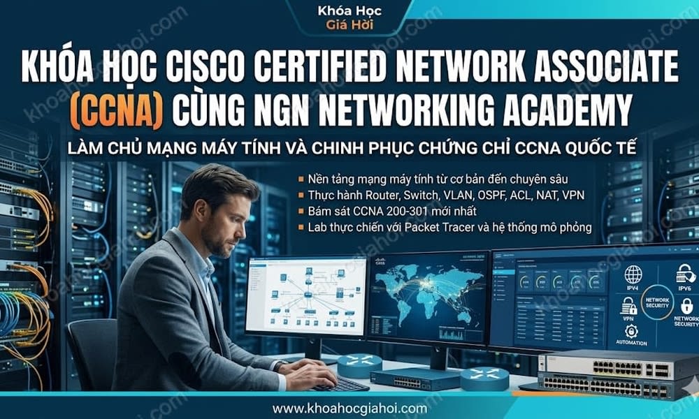 Khóa Học Cisco Certified Network Associate (CCNA) Cùng NGN Networking Academy