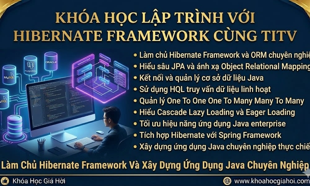 Khóa Học Lập Trình Với Hibernate Framework Cùng TITV