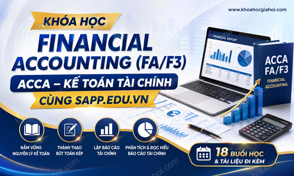 Khóa Học Financial Accounting (FA/F3) Acca – Kế Toán Tài Chính Cùng Sapp.edu.vn