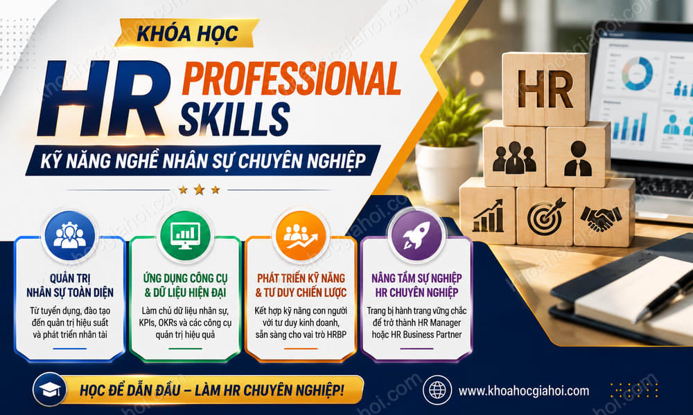 Khóa Học Hr Professional Skills - Kỹ Năng Nghề Nhân Sự Chuyên Nghiệp