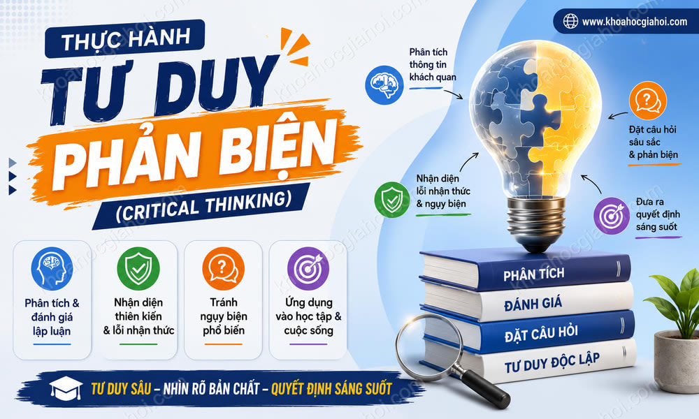 Khóa Học Thực Hành Tư Duy Phản Biện (Critical Thinking)