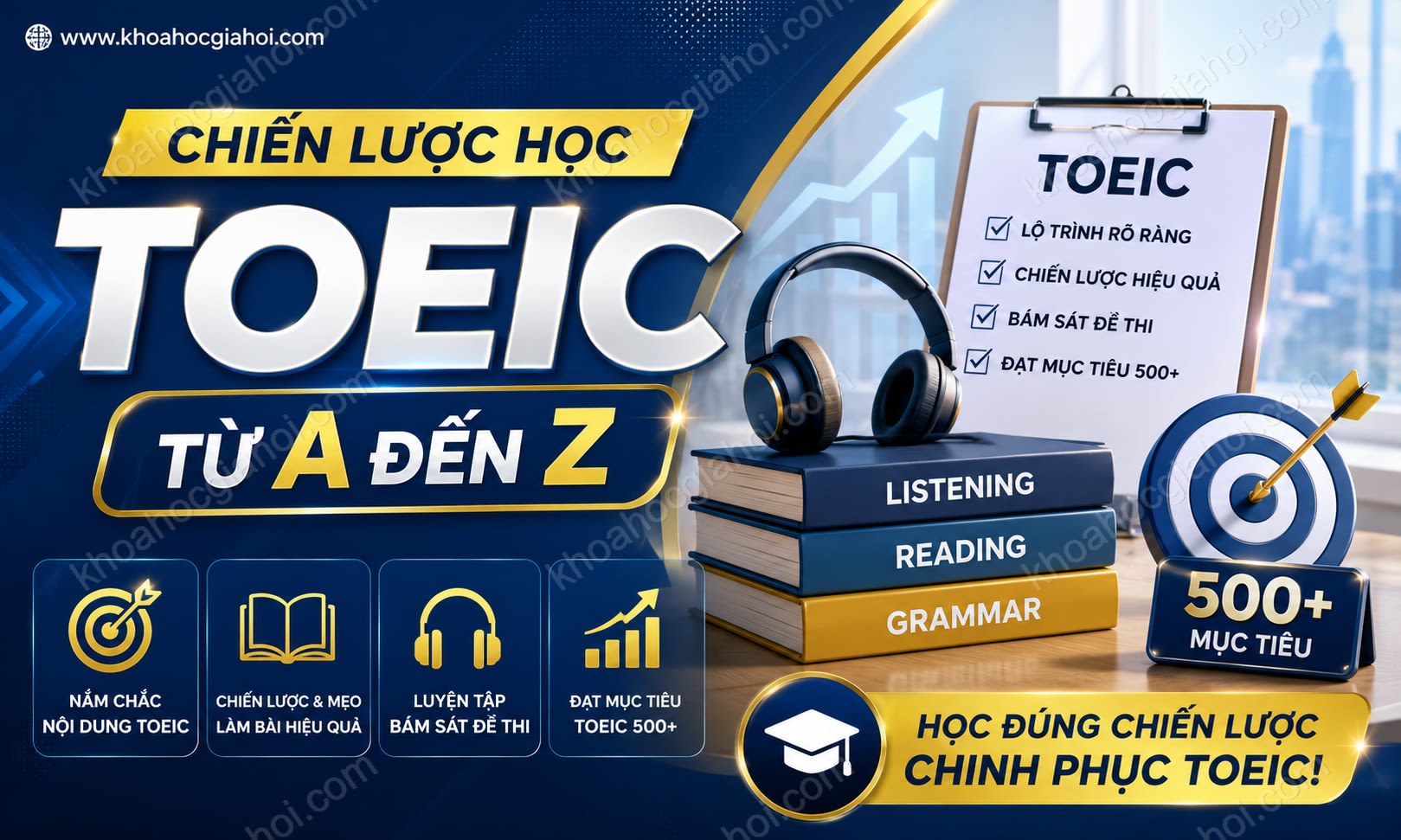 Khóa Học Chiến Lược Học Toeic Từ A Đến Z