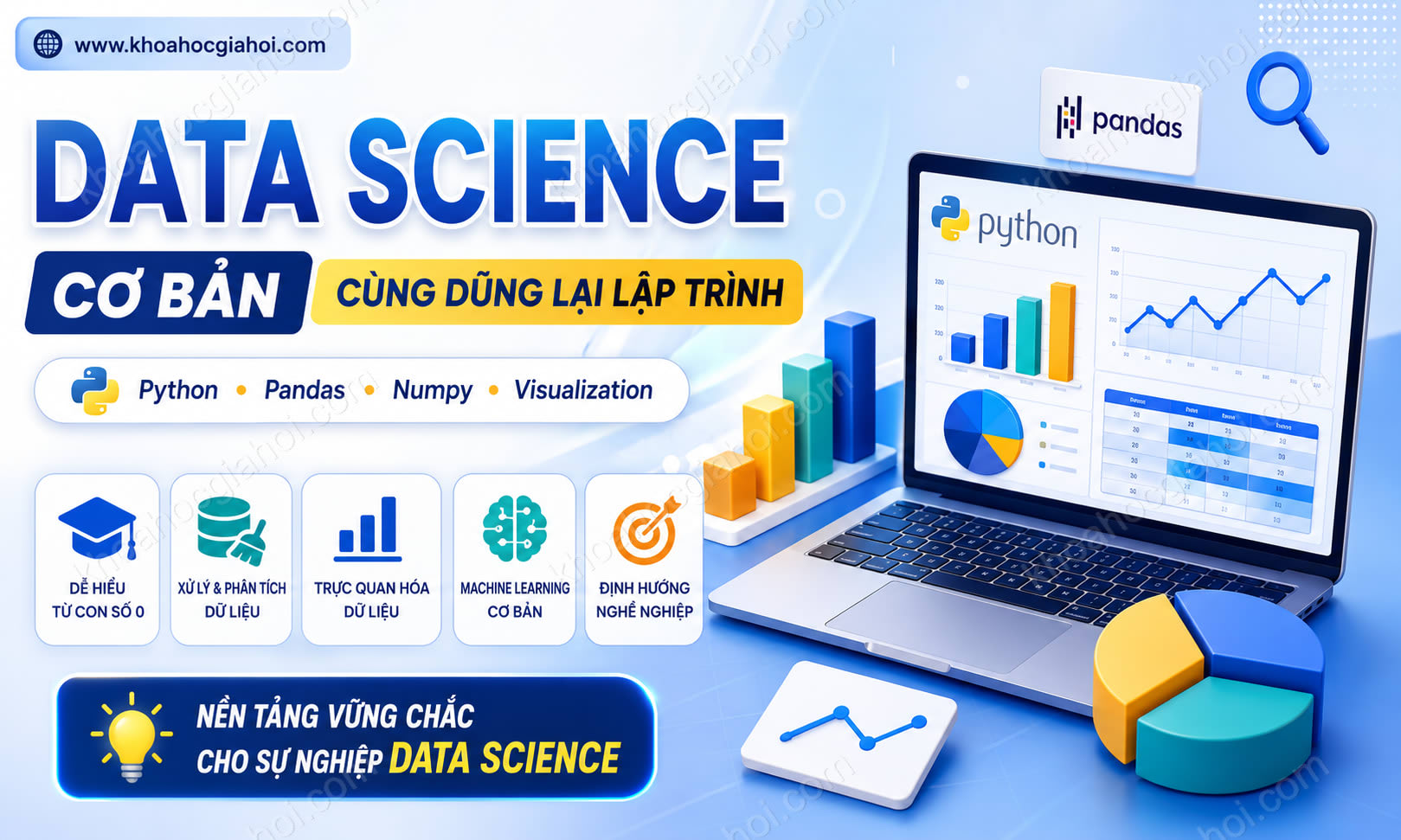 Khóa Học Data Science Cơ Bản Cùng Dũng Lại Lập Trình