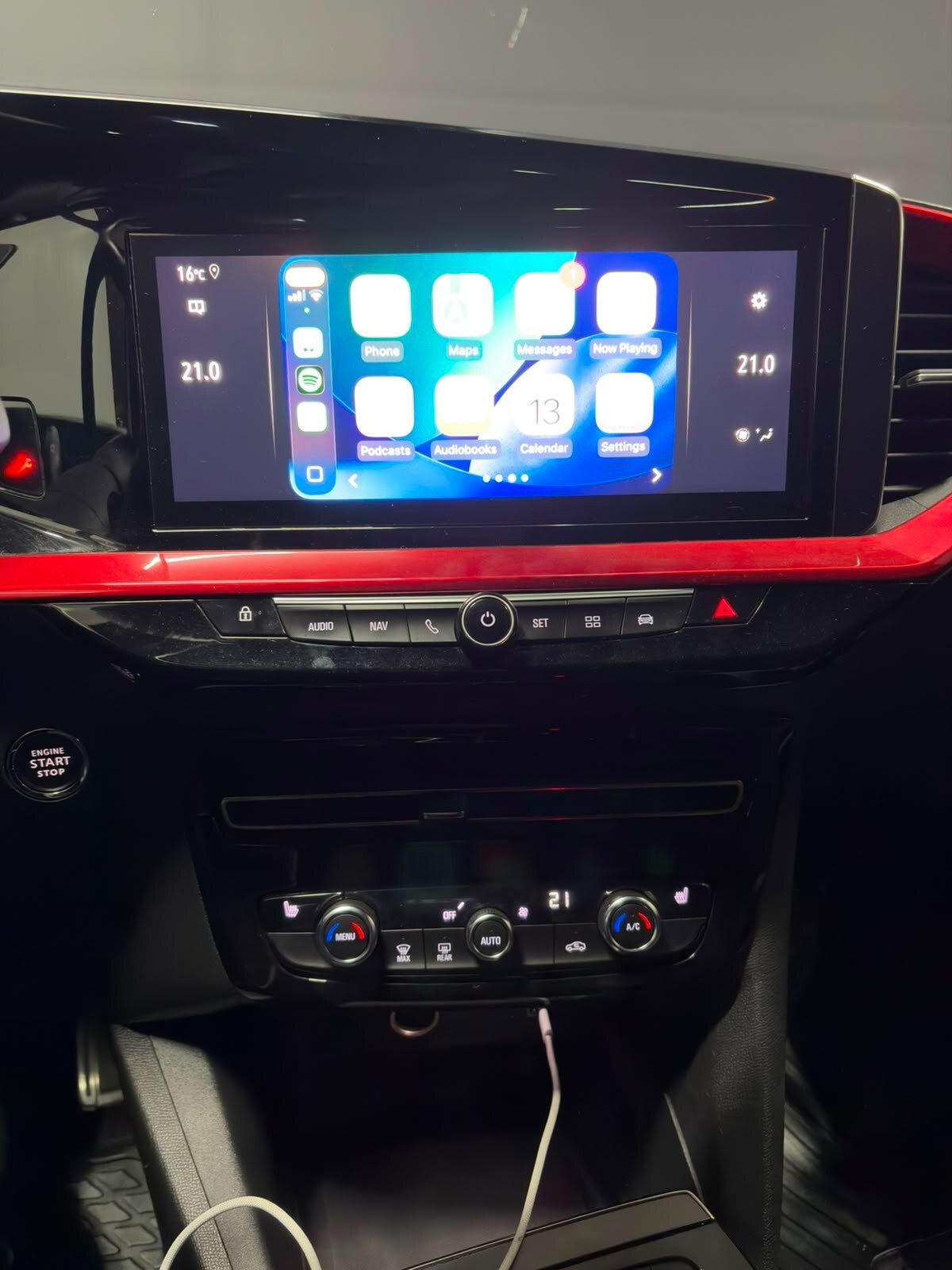 Vehicle media 16