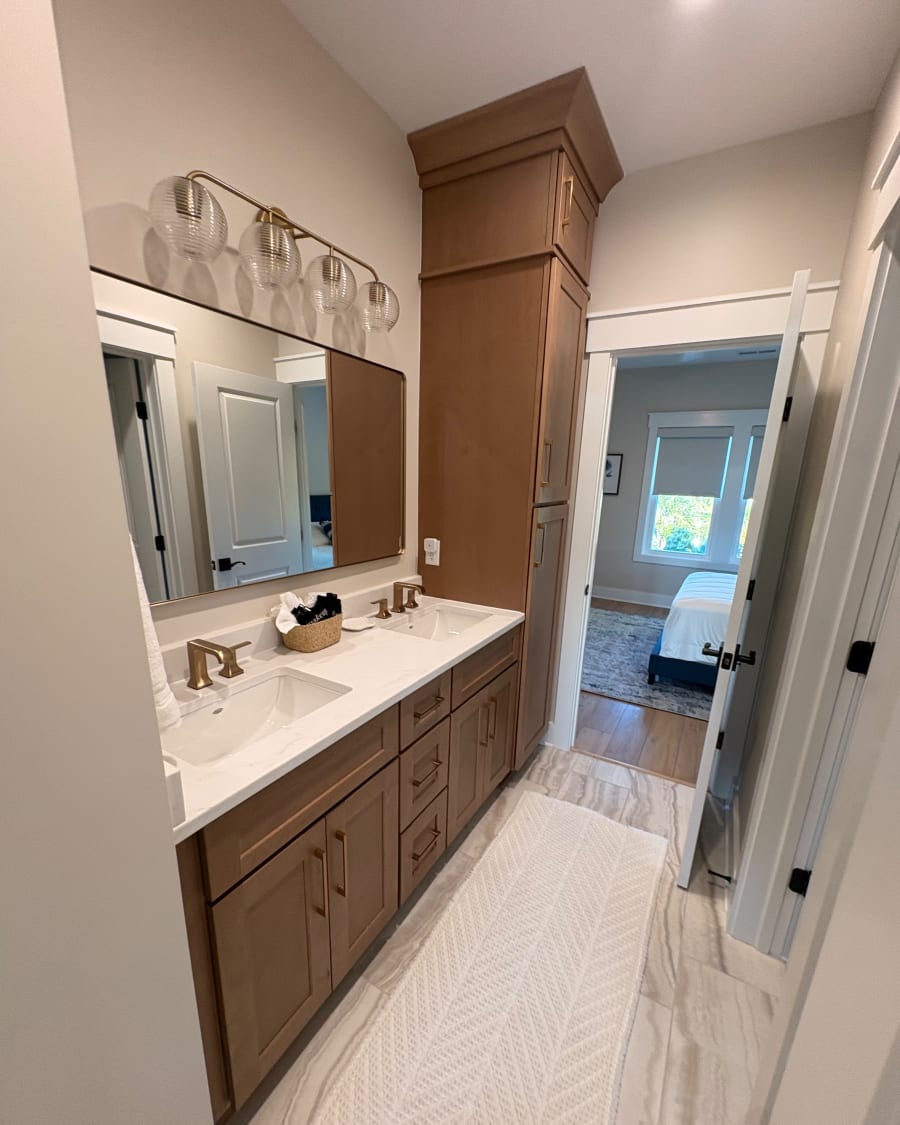 A photograph from a job by The Broome Closet, Wilmington, NC.