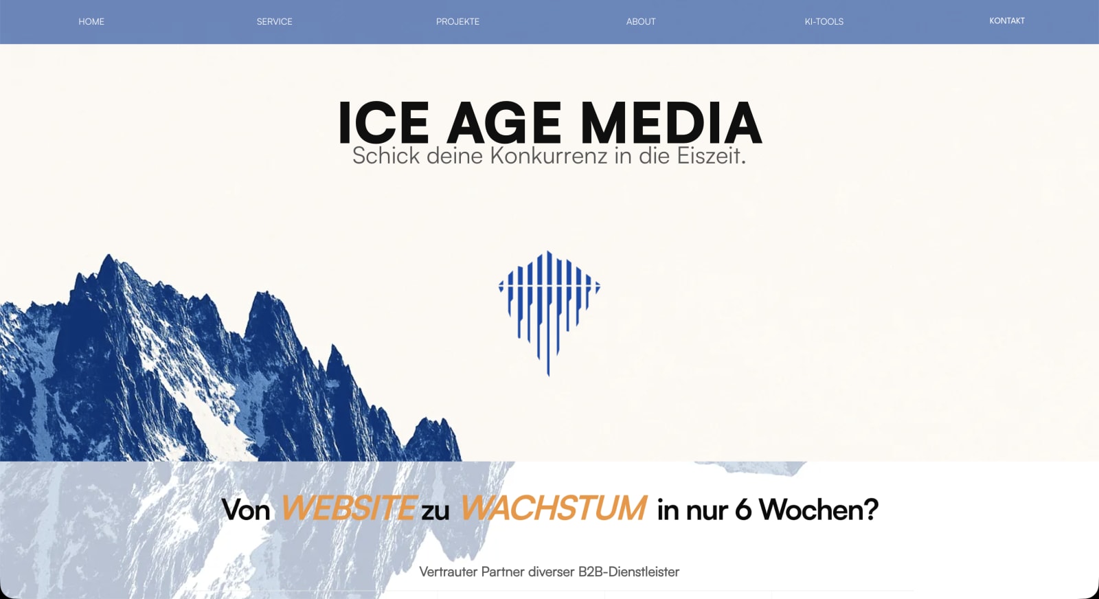 Website von Ice Age Media