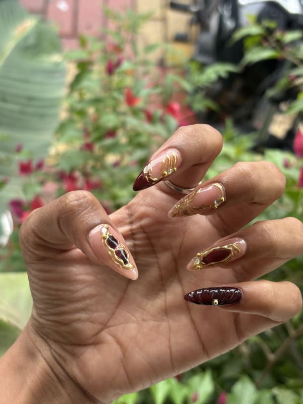 Nail art and manicure at Ally 21 Salon, Pune