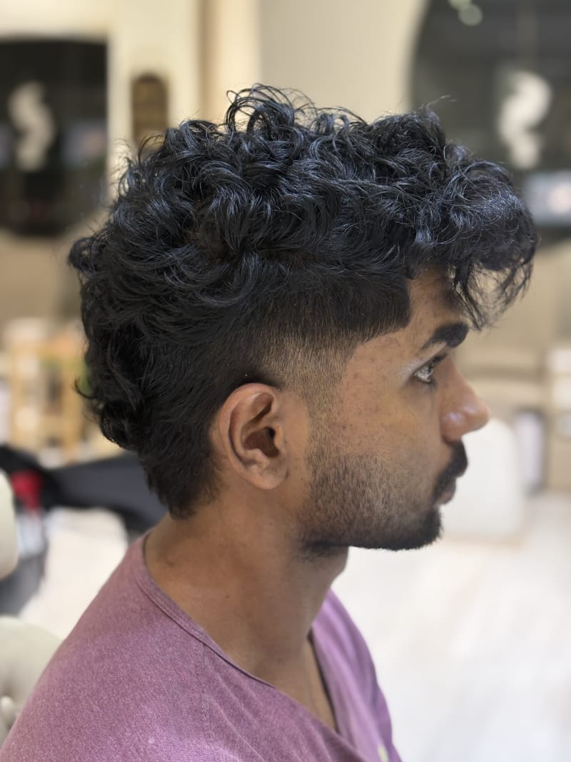 Haircut and styling at Ally 21 Salon, Aundh