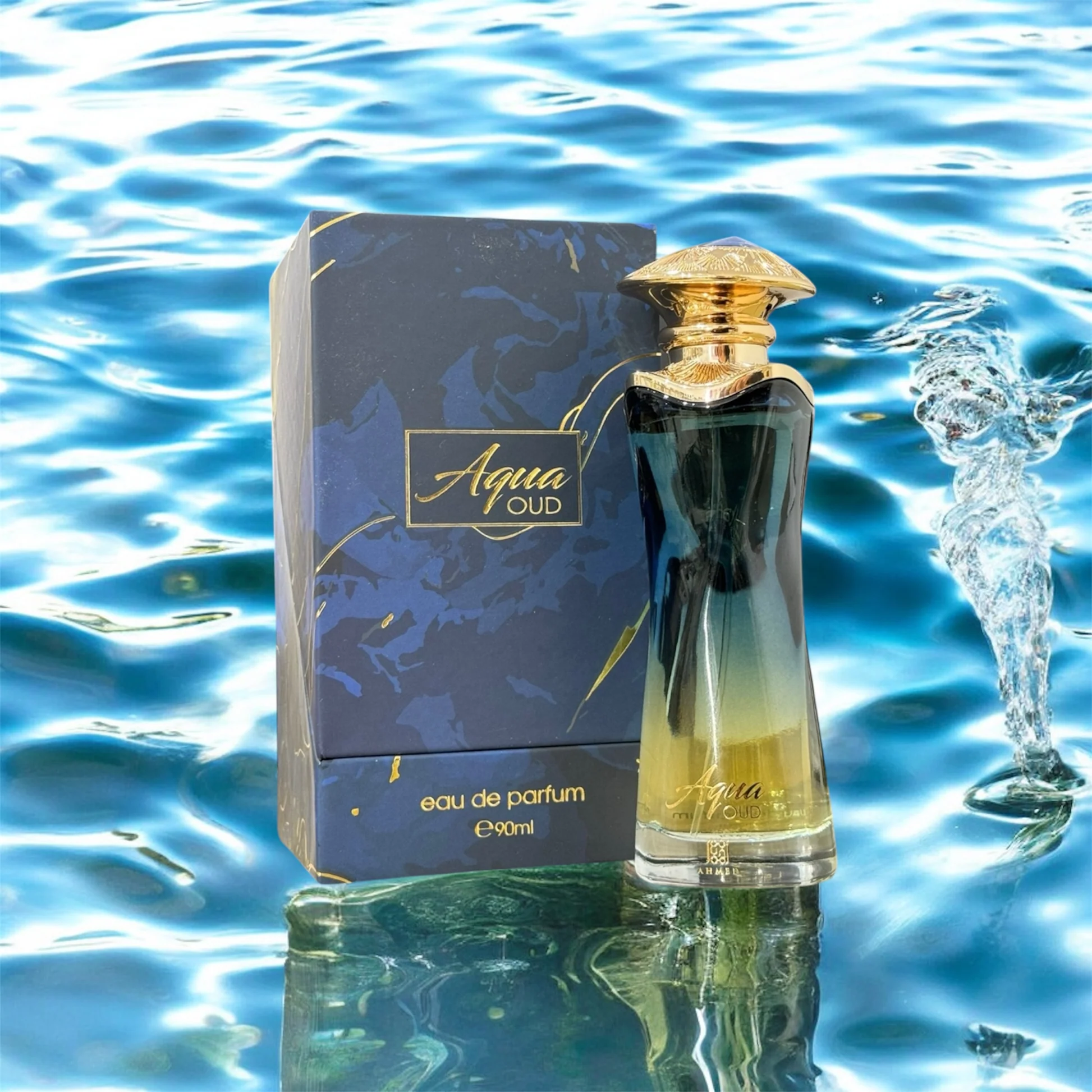 Ahmed Al Maghribi Aqua Oud Perfume For Men EDP – 90ML 3