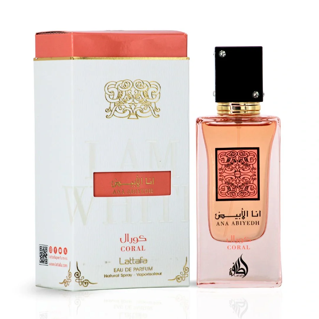Lattafa Ana Abiyedh Coral Perfume For Men & Women EDP – 60ML Perfume by Lattafa
