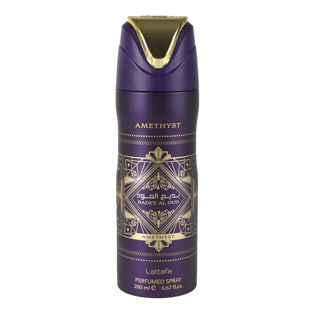 Lattafa Bade’e Al Oud Amethyst Body Spray For Men & Women – 200 ML Perfume by Lattafa