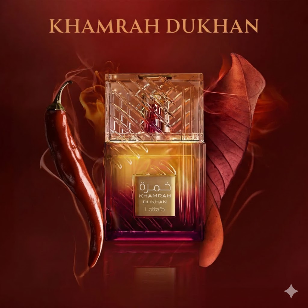 Lattafa Khamrah Dukhan Perfume For Men EDP 100ML 3