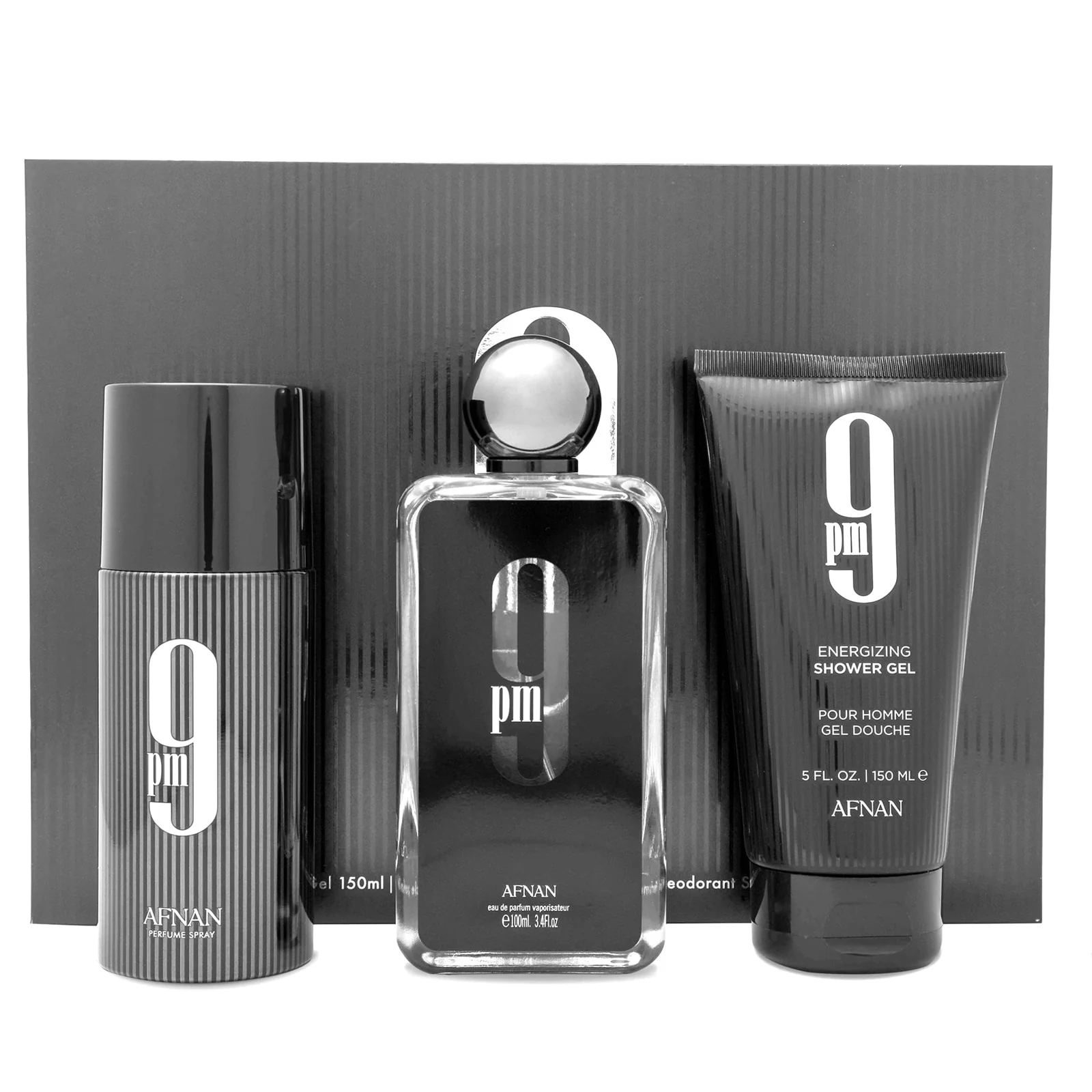 Afnan 9pm 3Pcs Gift Set for Men Perfume by Afnan