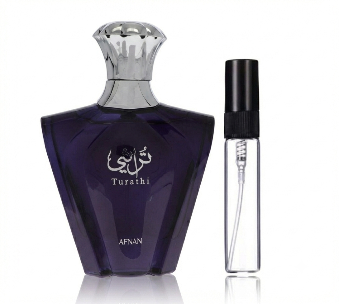Buy Afnan Turathi Blue EDP Decants in Pakistan | 5ML–50ML | Solangs Perfume by Afnan