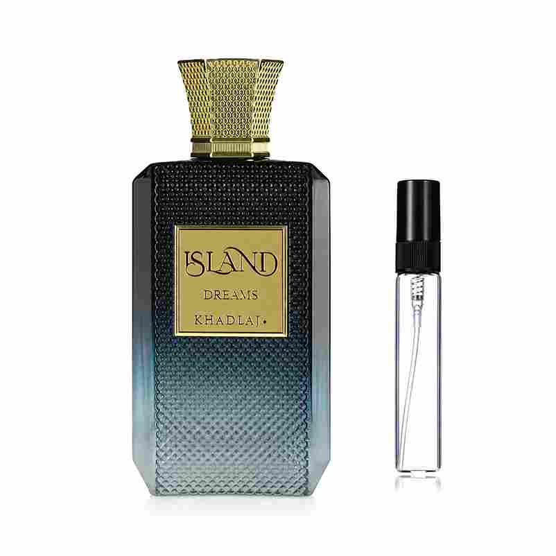 Khadlaj Island Dreams Extrait de Parfum Decants in 5ML–50ML Perfume by Khadlaj