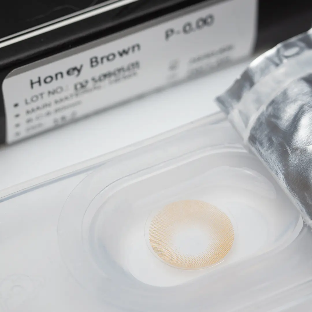 עדשות צבע Honey Brown – תמונה 3