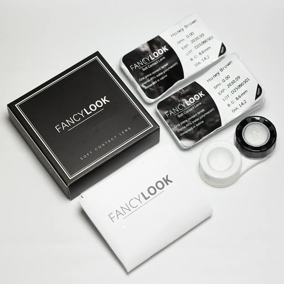 עדשות צבע Honey Brown – תמונה 4