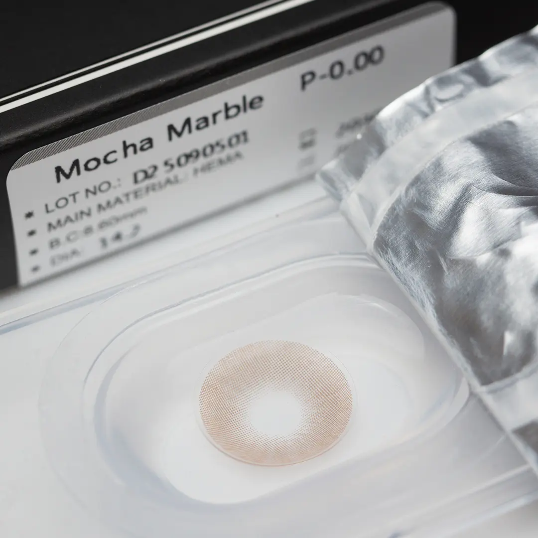 עדשות צבע Mocha Marble – תמונה 3