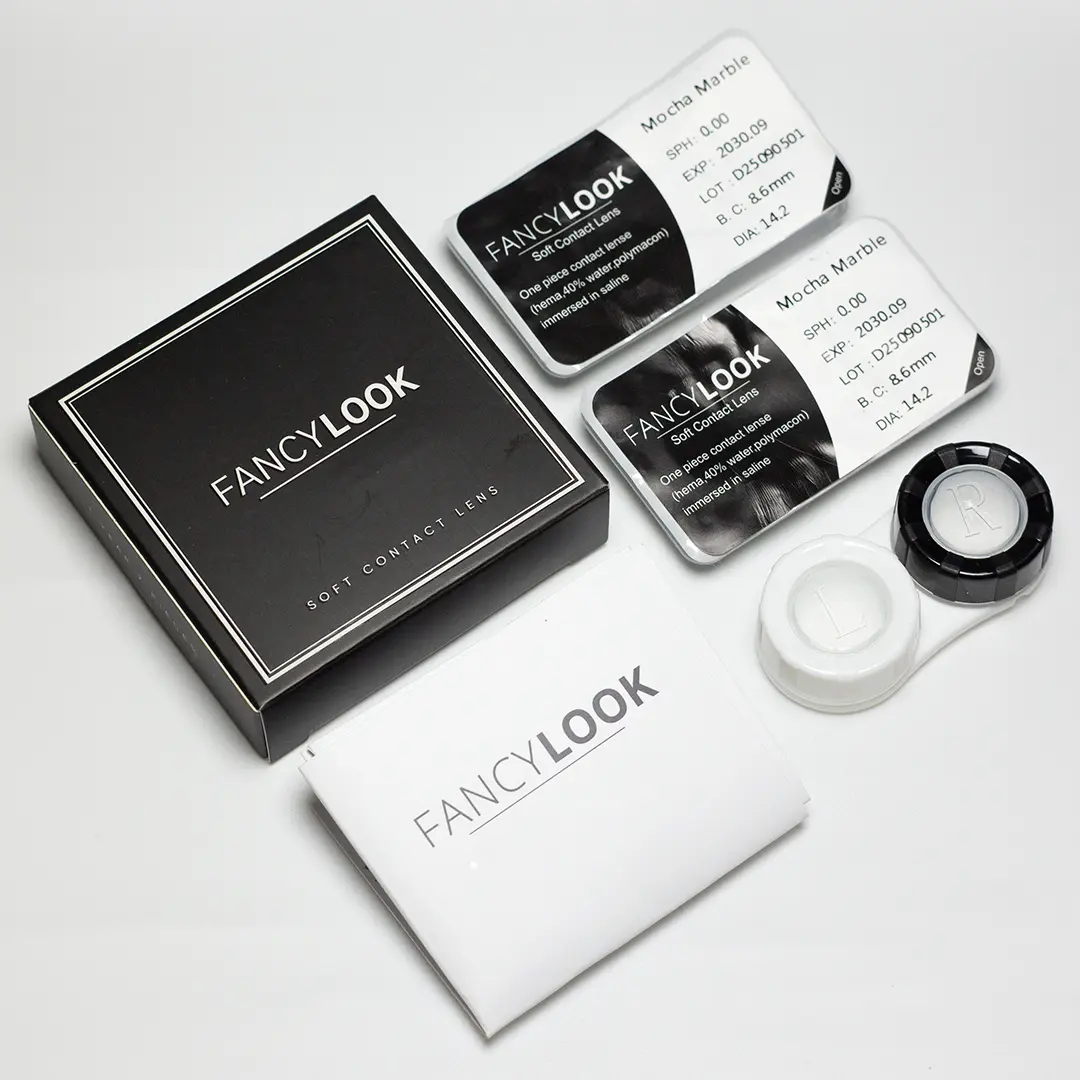 עדשות צבע Mocha Marble – תמונה 4