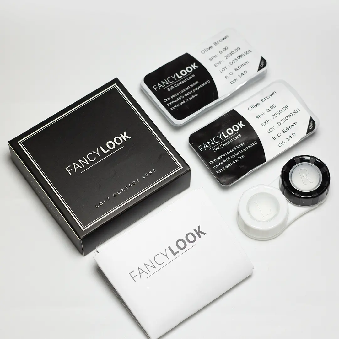 עדשות צבע Olive Brown – תמונה 4