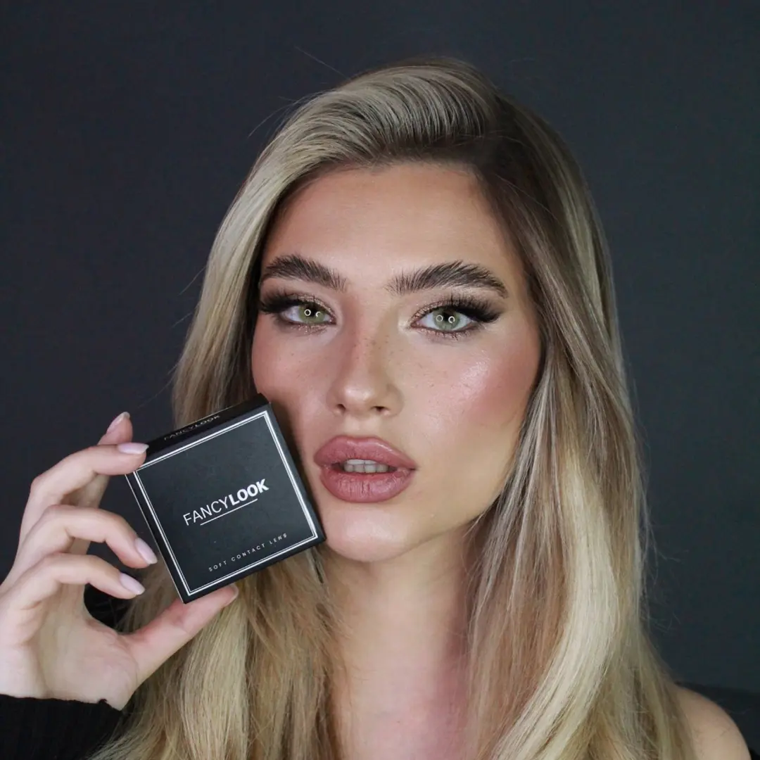 עדשות צבע Aurora Yellow Green – изображение 3