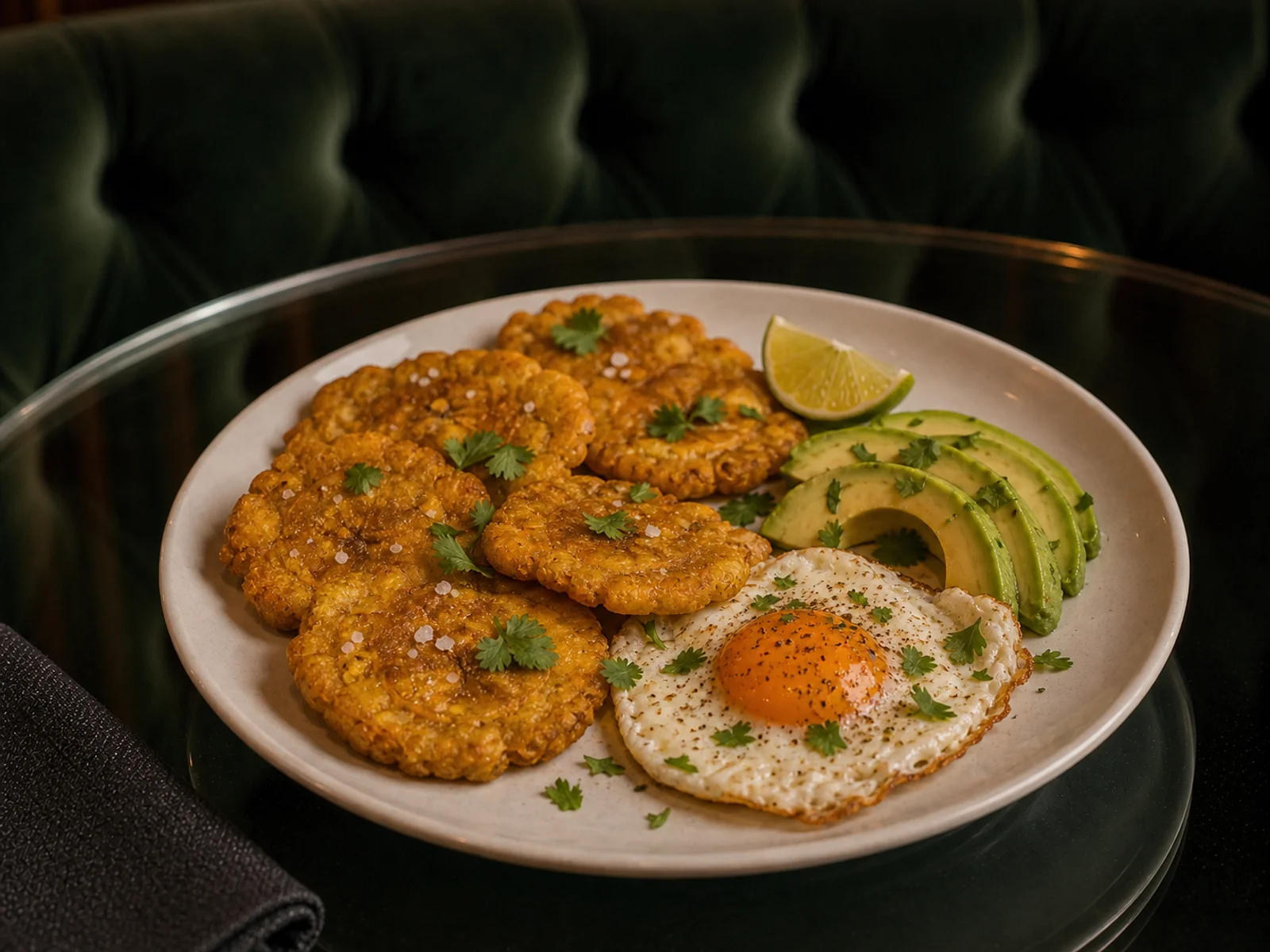 Tostones Yumurta Tabağı