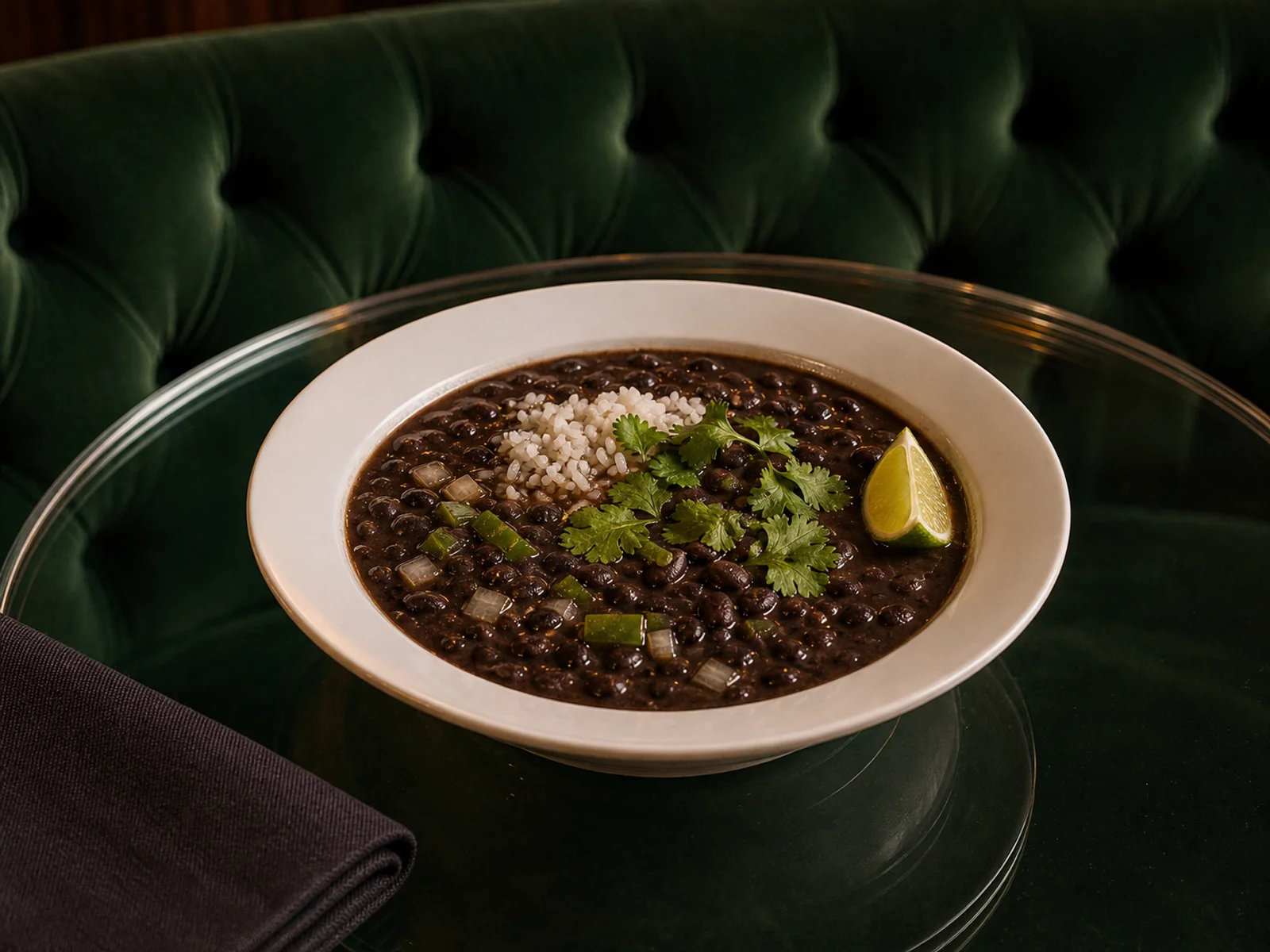 Sopa de Frijoles Negros