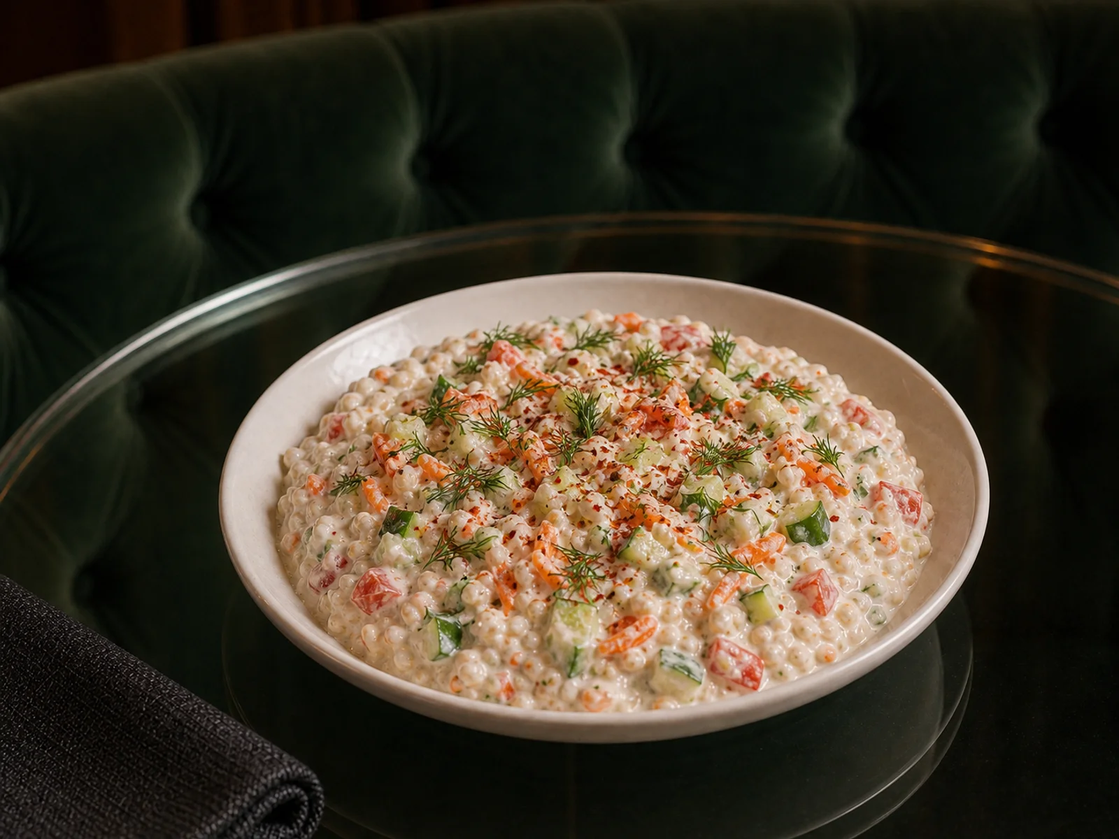 Yoğurtlu Sebzeli Bulgur Salatası