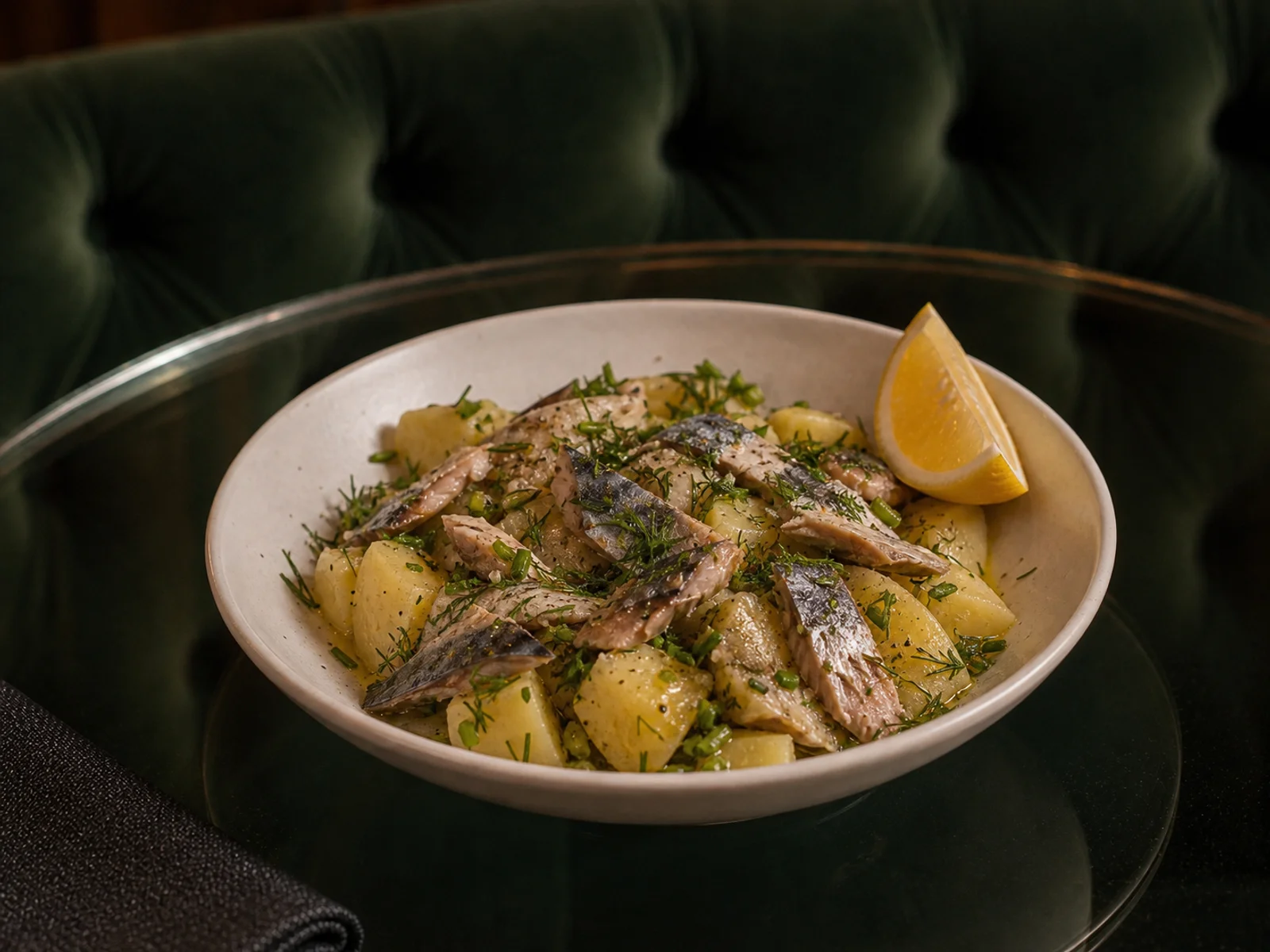 Uskumrulu Patates Salata
