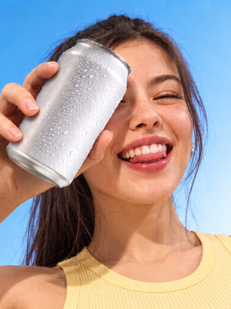 Summer Crush: beverage product photo template