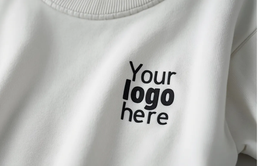 Sweatshirt avec logo imprimé en DTF