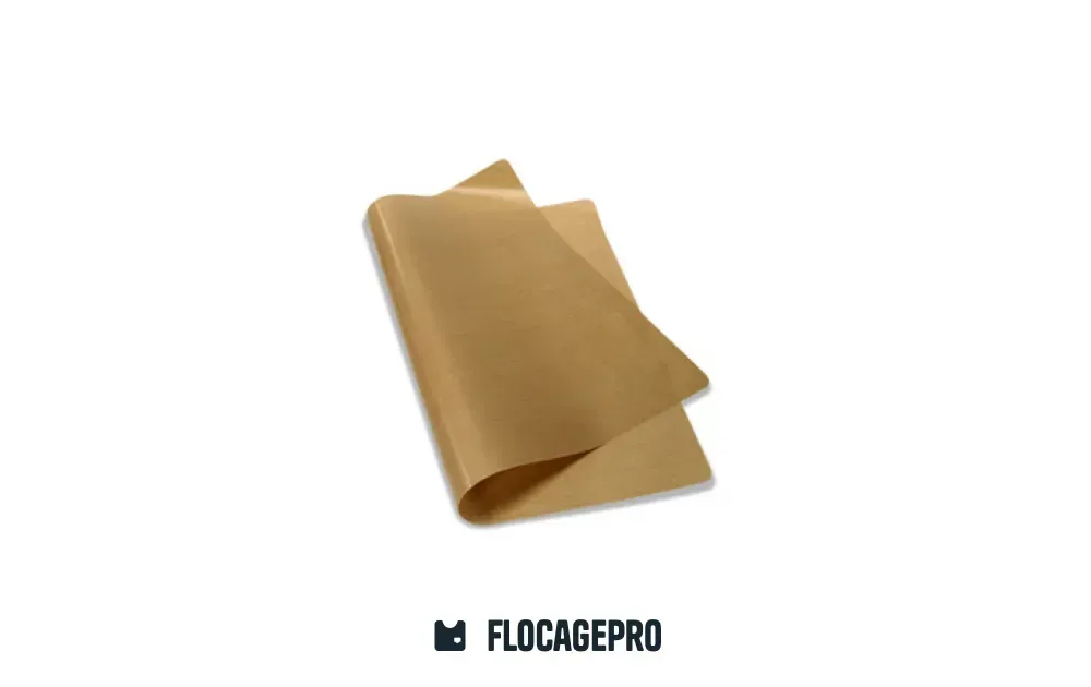 Feuille de téflon flocage