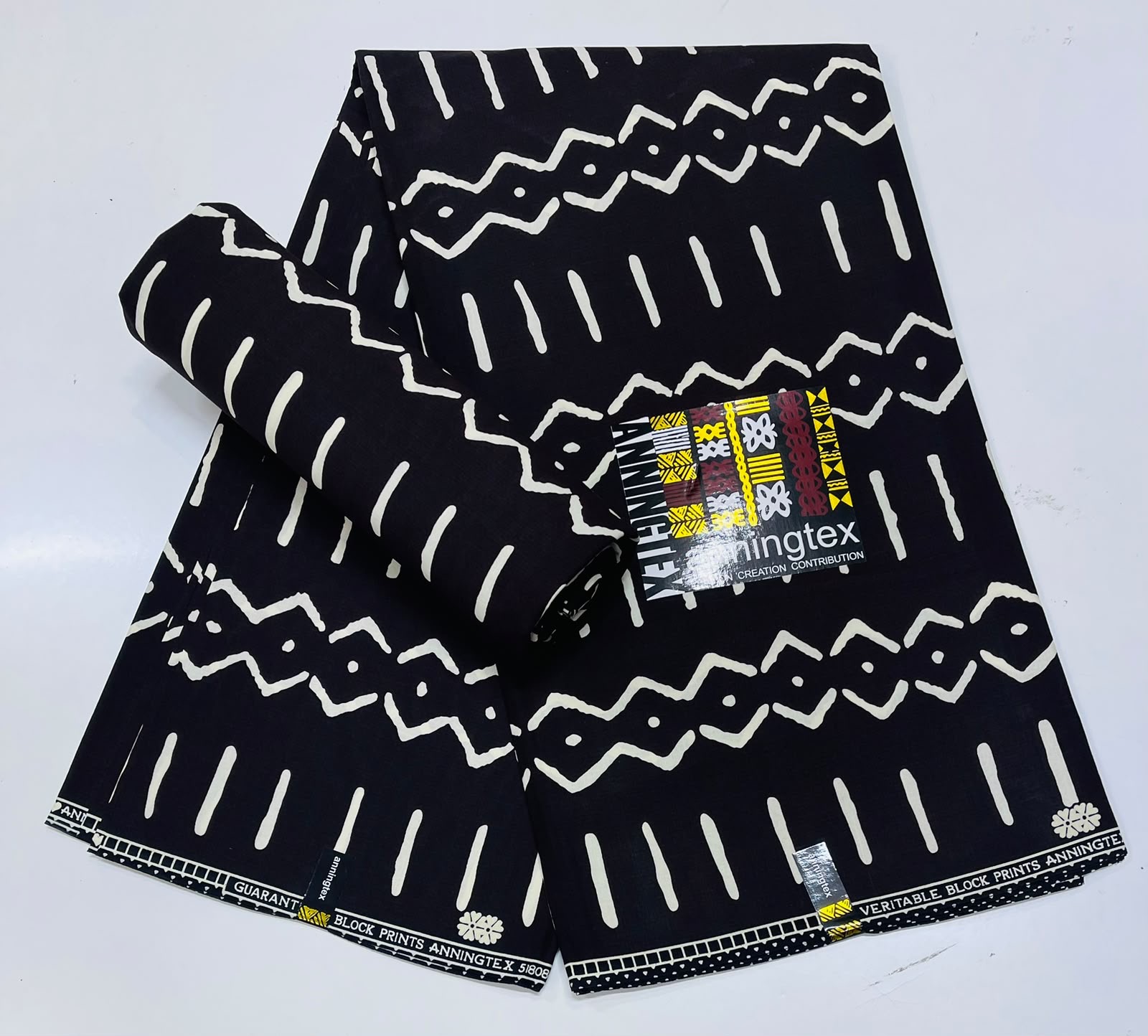 Black white cotton