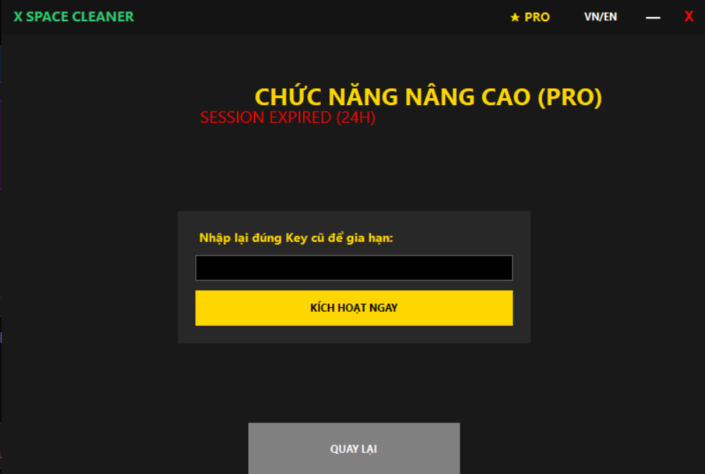 Key Kích Hoạt Bản Quyền Vĩnh Viễn X-Space Cleaner PRO – Tăng Tốc Windows Thực Sự, Chặn Quảng Cáo & Tối Ưu RAM/CPU Thông Minh