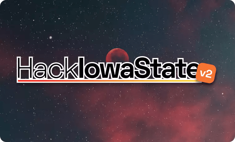 HackIowaState v2 Event Cover Image in Color - 24 Hour Hackathon at Iowa State