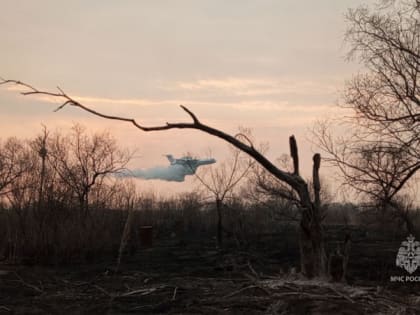 220 тонн воды сбросили воздушные суда МЧС на очаги возгораний на левом берегу Хабаровска