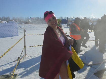 Трескучие морозы не помешали всероссийским соревнованиям «моржей» под Хабаровском