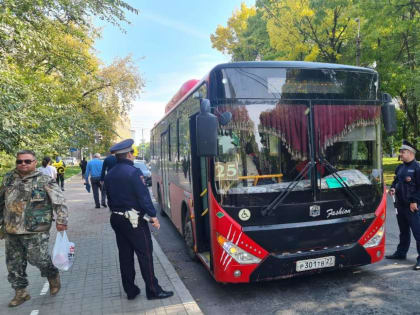 Проверки общественного транспорта проводят в Хабаровске