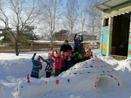 Конкурс на лучший зимний участок для дошкольников
