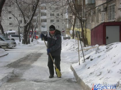 1 018 адресов в Хабаровске обследованы на предмет очистки от снега