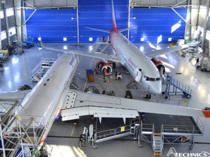 Компания "А-Техникс" в 2022 году выполнила более 300 форм техобслуживания самолётов