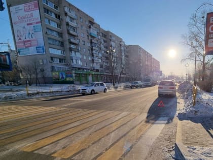 Женщину сбили на «зебре» в Хабаровске